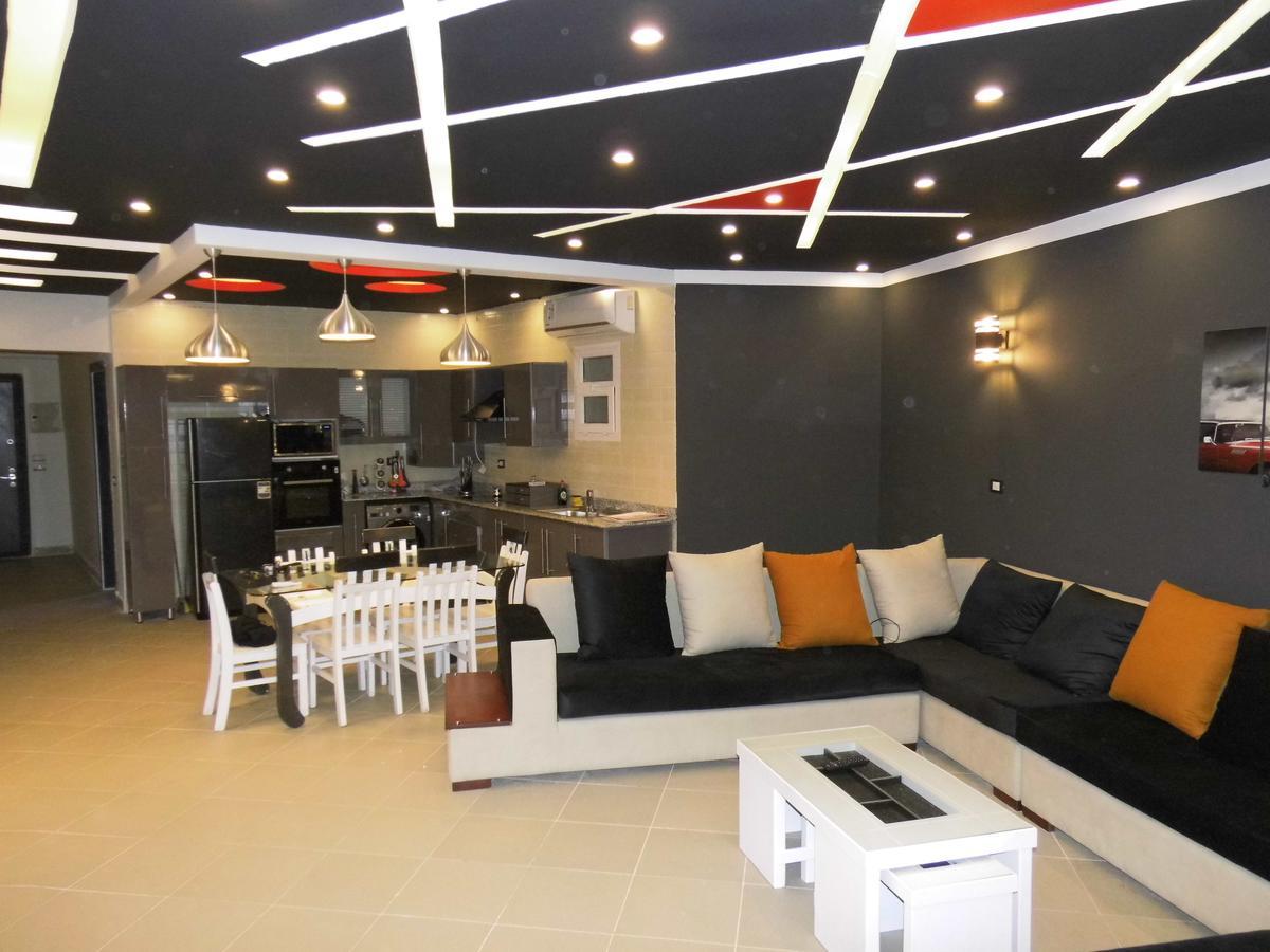 Three-Bedroom Apartment At Louly Beach Resort Ain Sukhna Exterior foto